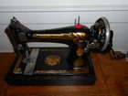 1915  Singer Sewing Machine Model 127  sphinx   Hand Crank  Serviced