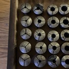 R8 Round Collet W external Threads   - Set Of 27- 1 8    - 15 16    See Pic