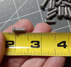 100 Solid Steel Round Head Rivets 1 8 x 3 8  Steampunk Blacksmith Armor