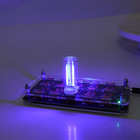 2x Usb Glass Bottle Atmosphere Night Light  touch Switch Dimmable Led Blue Bulbs