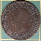 1859 8 Canada Large Cent  Turner   Og1   Rd1