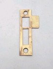 Antique Door Strike Plate  Mortise  Victorian  Old Vintage Brass Door Hardware