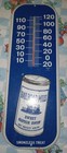 Railroad Mills Snuff Thermometer Sign Old Train Very Old But In Great Shape  