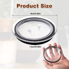 Milk Frother Lid For Nespresso Aeroccino 3 3r - Plastic Transparent  Black 