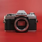 Film Tested Minolta Film Camera Vintage 35mm  Body Silver  us Seller  