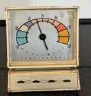 Mcm 1950s Vintage Honeywell Desk Thermometer Metal Temperature Gauge Works Mini
