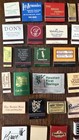 63 Lot Vintage Unstruck Matchbooks Boxes  Restaurant Bar Hotel Travel