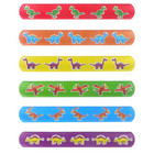 1-50 Dinosaur Snap Slap Band Bracelets Loot Party Bag Fillers Favour Toy Reward