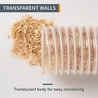 Powertec 4  X 20  Dust Collection Hose  4 Inch Flexible Pvc Dust Collector Hose