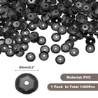 Loose Sequins 1400pcs Cup Embroidery Sequins For Crafts Sewing black