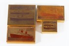 Ss America   Ss United States Ocean Liners Original Copper Printing Blocks