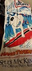 Vintage Spuds Mckenzie    hang Twenty    Beach Towel 1986-87