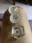 Vintage Glass Salt Cellars Salt Dips Set Of 6