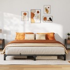6inch Twin Full Queen King Size Metal Bed Frame Heavy Duty Platform Bed Frames