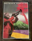 Vtg Psychedelic Maynard Ferguson Laminated Poster Large Bright Colors