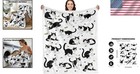 Luxurious 50x60 Black   White Cat Fleece Blanket - Cozy Gift For Cat Moms   Dads