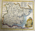The County Of Essex Engraved By Emanuel Bowen 1759 W  Owen 