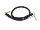 Monoprice 1 4 Inch  trs  Male To Male Right Angle 16awg Cable 1 5ft Gold Plated