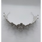 Silver Rhinestone Bridal Tiara Crown Clear Crystal Wedding Princess