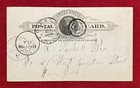 1888   mr  L  Sachs B  Bro    N y   Pa  Ux9 Postal Card fancy  target  Cancel 