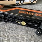 New Harley Davidson 1 64 Scale Semi Tractor Trailer Diecast Metal Locking Bank