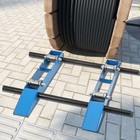 Cable Drum Roller Reel Dispenser For Cable Drums 30-120 Cm Diameter 1500 Kg Load