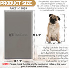 Pac11-11039 Large Dog Door Flap Replacement Compatible With Petsafe Freedom Dog 