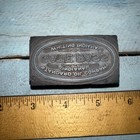 Printing Block   Standard Oil Co  Gate Pass   Whiting Indiana  3