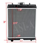  tc420-16000 Radiator Fit Kubota L3200 L3800 Lx2610 Lx3310 Lx3520 Us hot