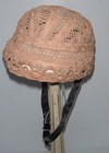 Fabulous 19th Century Childs   Large Doll Straw Bonnet   Cap