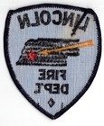 Patch Lincoln  lancaster County  Ne C1970 Fire Department Crest 3x3 5 