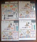 Fancy Pants Lot Of 20 Large 8  X 8  Rub-ons Halloween Christmas Holidays     685