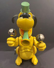 Vintage 1950s Louis Marx Walt Disney Party Pluto Mechanical Wind Up Toy Working 