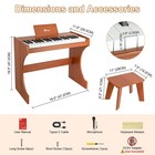 Kids Keyboard  37 Keys Digital For Kids  Mini Music Educational Instrument To   