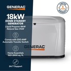Generac 7324 18kw Whole Home Generator With Transfer Switch   Cellular