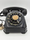 Stromberg Carlson Rotary Dial Desk Telephone Black Vintage Phone 4 Prong Plug