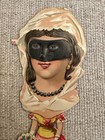 Antique Victorian Masquerade Lady Die Cut Scrap Paper Doll C1880s 5    Halloween