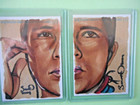 Danica Patrick 2 Card Set Sketch Cards Artist Signed Both Ser  1 1