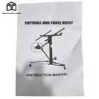 16ft Drywall Lift Plasterboard Panel Sheetrock Hoist Lift Carrier Safety Lock Us