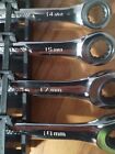 Gearwrench 8-piece Metric Ratcheting Combination Wrench Set With Tray New 
