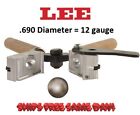Lee 1-cavity Bullet Mold  690 Diameter  12 Gauge - Round Ball    90978  New 