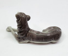 Vintage Borzoi Wolfhound Porcelain ceramic Dog Figurine 3 In X 6 75 In