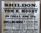 Shildon Co Durham Dale Rd Soho St Queen St   Redworth Rd Large Auction Poster