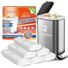 200 Counts 2 Gallon 1 8-2 Gal Small Trash Bags Garbage Bags By Raypard Fit 1    
