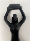 Antique Cast Iron Wood-burning Stove Lid Lifter Art Deco Nude Lady Bottle Opener