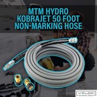 Clearance Mtm Hydro Kobrajet High Pressure Washer Hose Kit 3 8    4000 Psi 50    M22