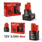 Milwaukee M12 12v 3 0ah Lithium Battery M12hb3 Redlithium New