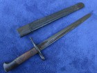 Original Vintage Italian Ww2 M1891 Carcano Rifle Bayonet   Scabbard Maker Rocco