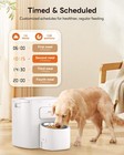 Dokoo Automatic Dog Feeder For Large Breed 15l Storage   Timed Food Dispenser