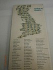 Vintage Map Bartholomew Half Inch Map Series Salisbury Plain No  8 Dated 1972